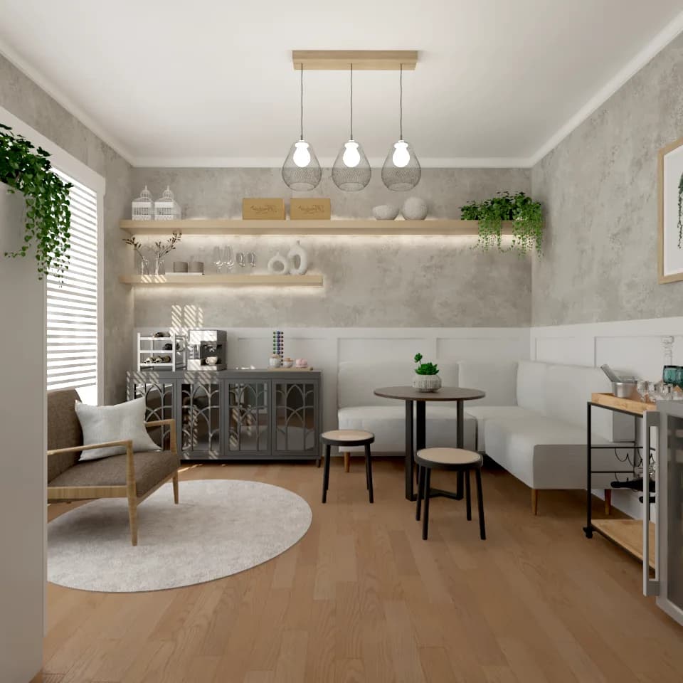 Full-home design direction with cohesive selections across living areas by Finch Home Studio in North Carolina