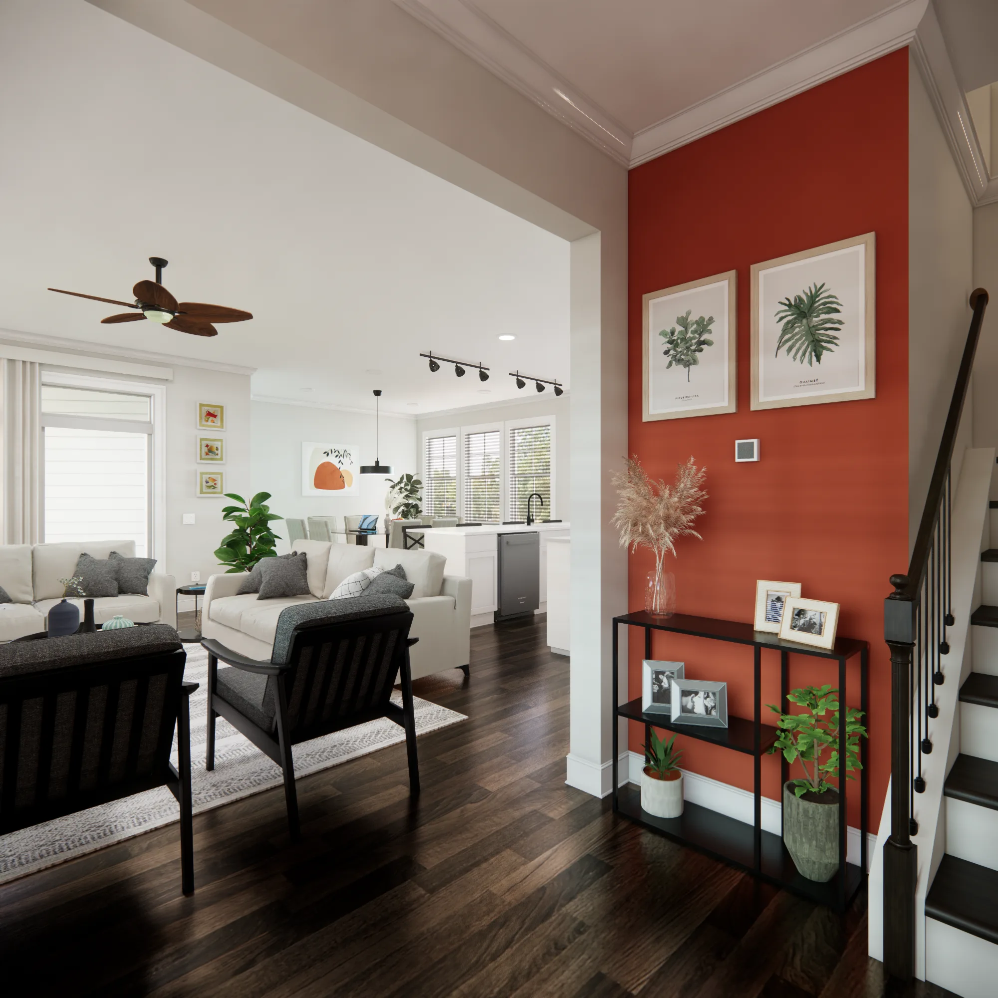 Whole-home design planning with timeless material relationships by Finch Home Studio in North Carolina