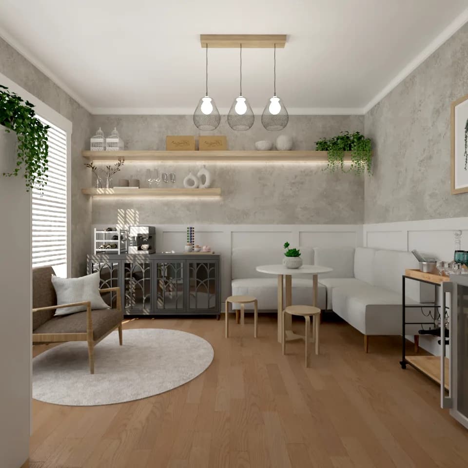 Homewide finish direction that supports room-to-room consistency by Finch Home Studio in North Carolina